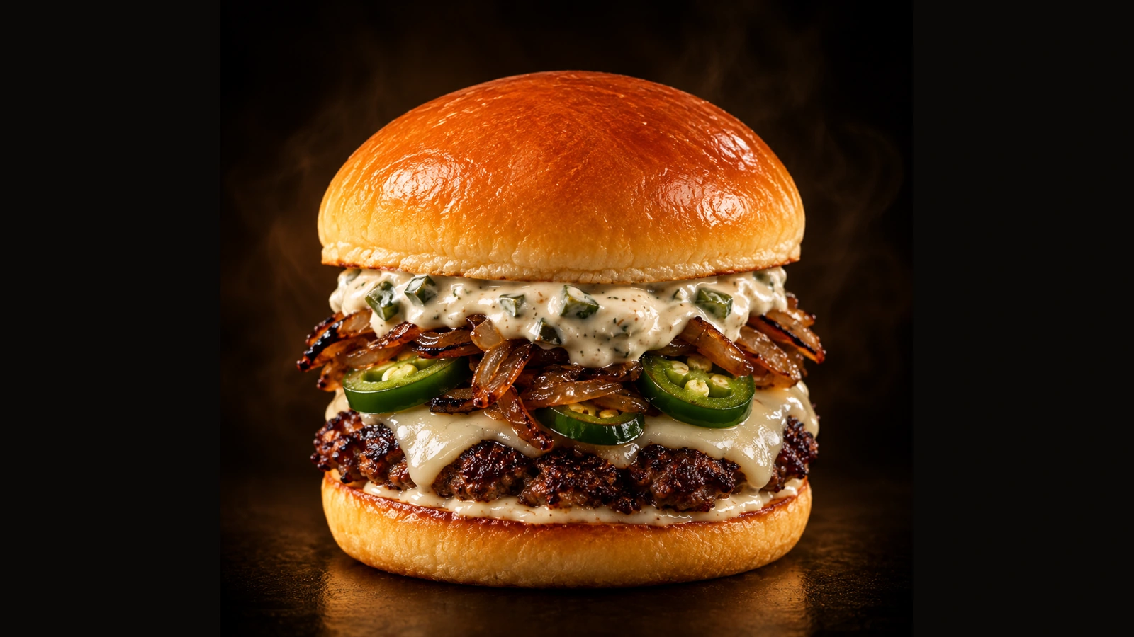 Jalapeño Cream Cheese Burger